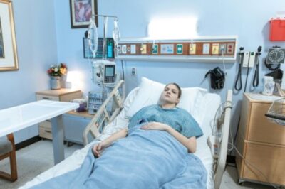 semi electric hospital bed