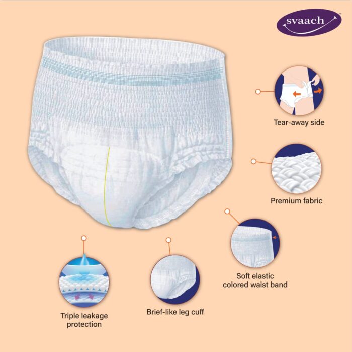 Svaach Adult Diaper pant without package